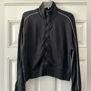 ATM zip front thin sweatshirt